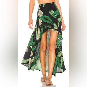 NWT Beach Riot Rachel Skirt Palm Black Size XS